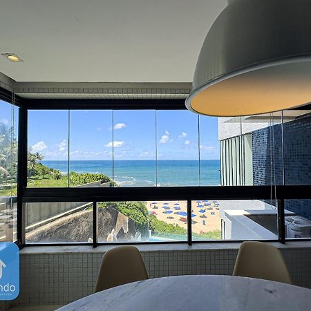 Apartamento Completo Com Vista Mar E Pe Na Areia Σαλβαντόρ Εξωτερικό φωτογραφία