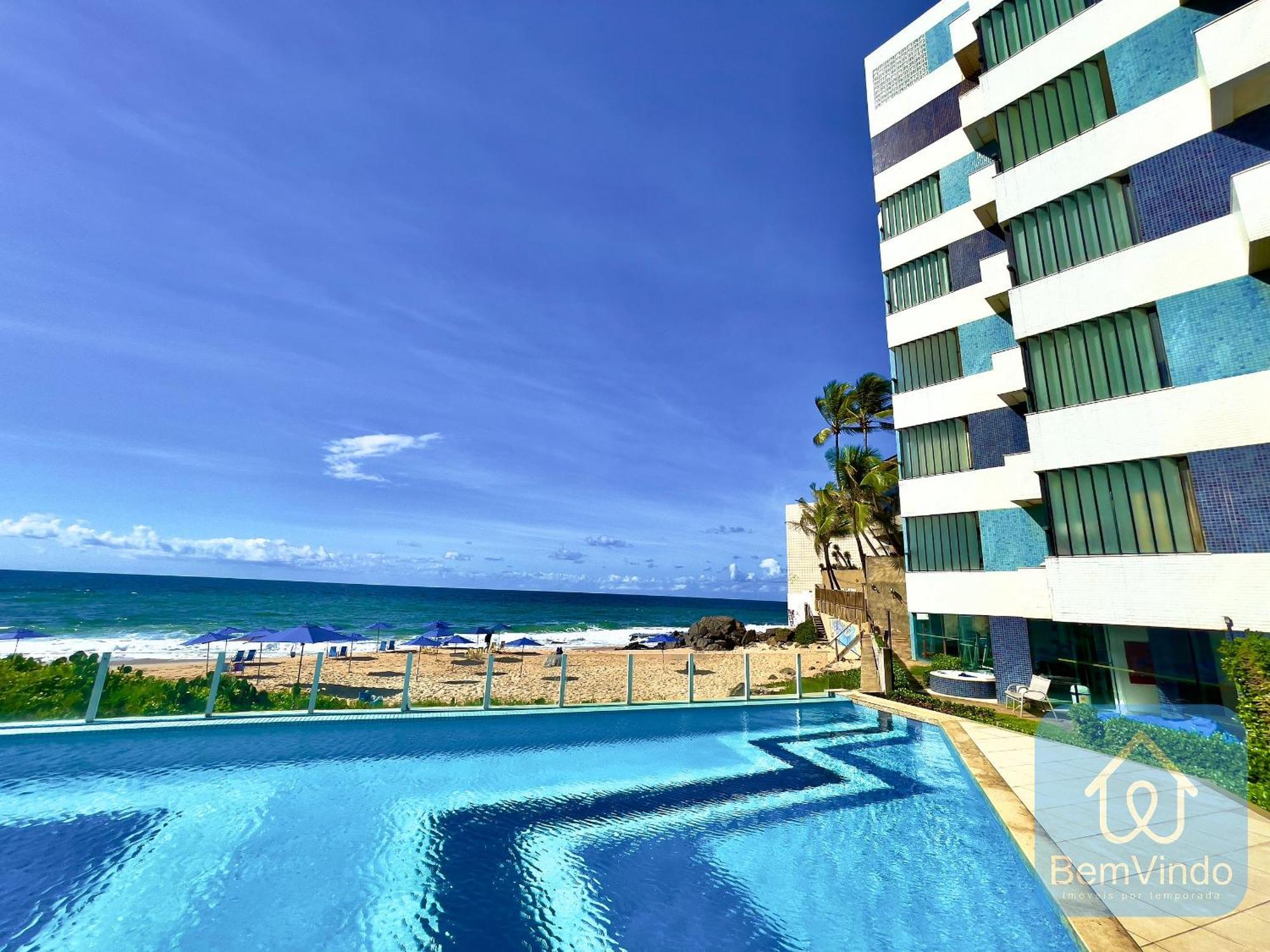 Apartamento Completo Com Vista Mar E Pe Na Areia Σαλβαντόρ Εξωτερικό φωτογραφία