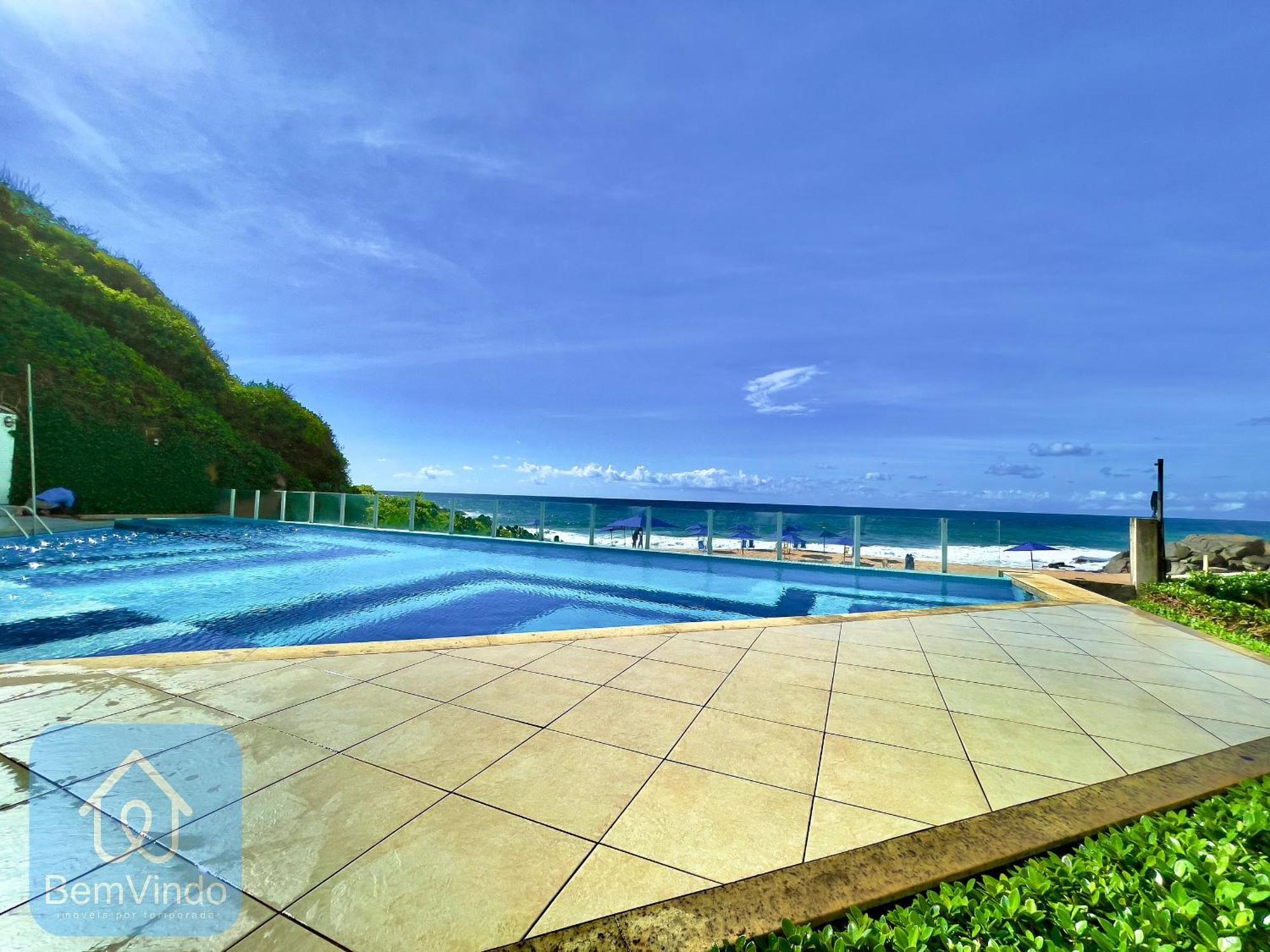 Apartamento Completo Com Vista Mar E Pe Na Areia Σαλβαντόρ Εξωτερικό φωτογραφία