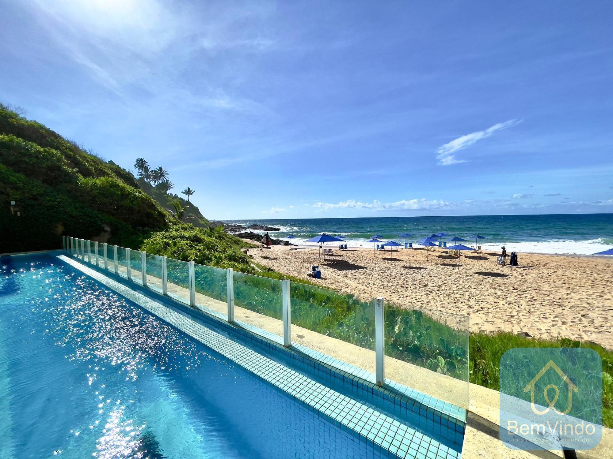 Apartamento Completo Com Vista Mar E Pe Na Areia Σαλβαντόρ Εξωτερικό φωτογραφία