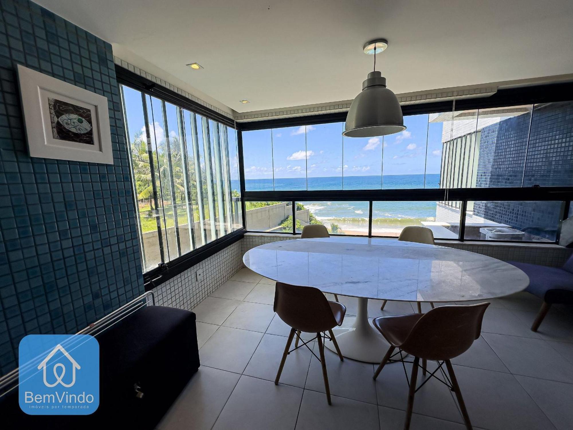 Apartamento Completo Com Vista Mar E Pe Na Areia Σαλβαντόρ Εξωτερικό φωτογραφία