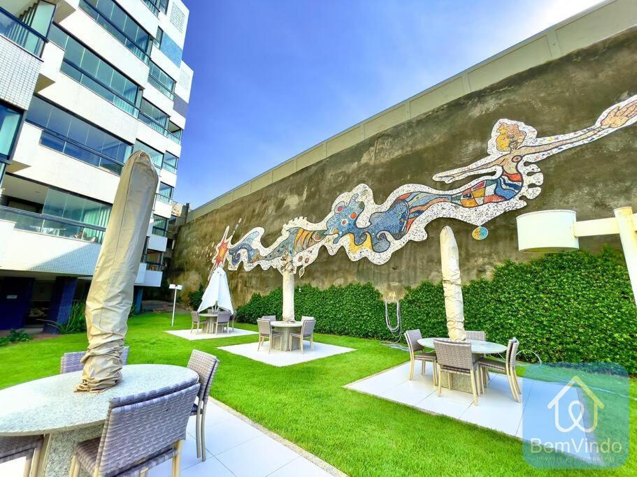 Apartamento Completo Com Vista Mar E Pe Na Areia Σαλβαντόρ Εξωτερικό φωτογραφία