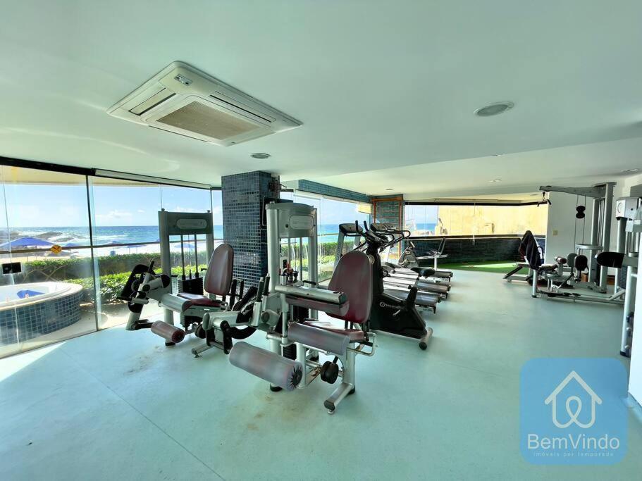 Apartamento Completo Com Vista Mar E Pe Na Areia Σαλβαντόρ Εξωτερικό φωτογραφία