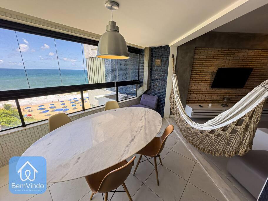 Apartamento Completo Com Vista Mar E Pe Na Areia Σαλβαντόρ Εξωτερικό φωτογραφία