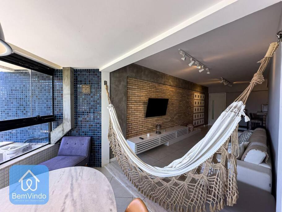 Apartamento Completo Com Vista Mar E Pe Na Areia Σαλβαντόρ Εξωτερικό φωτογραφία
