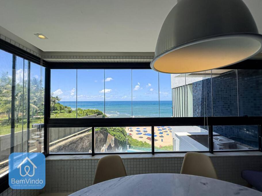 Apartamento Completo Com Vista Mar E Pe Na Areia Σαλβαντόρ Εξωτερικό φωτογραφία